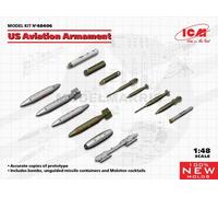 ICM 48406 1/48 Armamento De Aviación De EE. UU. (100% Moldes Nuevos)