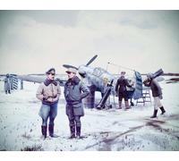 (ICM48804) - ICM 1:48 - Bf 109F-4 W/ German Luftwaffe Personnel