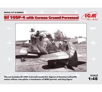 ICM 48805 Kit Avión 1/48 Bf 109F-4 Con Personal Alemán