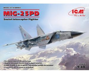 ICM 48903 - 1:48 MiG-25 PD, Caza Interceptor Soviético - Nuevo