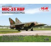 Mig-25 RBF, Avión De Reconocimiento Soviético 1:48 Kit De Modelo De Plástico ICM