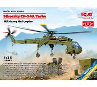 ICM 53054 - Set De Helicóptero Sikorsky CH-54A Tarhe 1:35, Gris, Modelo Nuevo