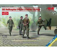 ICM 53101 1/35 US Helicóptero Pilots (1960s-1970s) (100% New Moldes)