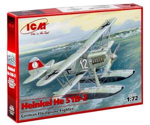 ICM 72192 - Heinkel He 51B-2, Deutsch hidroavión de Combate [Importado de Alemania]