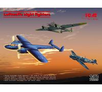 ICM 72209 - 1:72 Caza Nocturno Luftwaffe (Messerschmitt Bf 109E-4, FW 189A-1, D