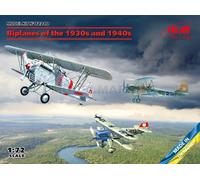 ICM 72210 1:72 Biplanes Of 1930s And 1940s (?? -51A-1, Ki-10-II, U-2 / Po-2VS)