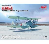 ICM 72244 - 1:72 U-2/Po-2, WWII Soviético Multi Propósito Aircraft - Nuevo