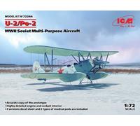 ICM 72244 - 1:72 U-2/Po-2, WWII Soviético Multi Propósito Aircraft - Nuevo