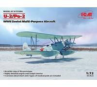 ICM 72244 - 1:72 U-2/Po-2, WWII Soviético Multi Propósito Aircraft - Nuevo