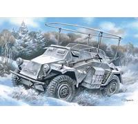 Sd.kfz.261, German Radio Communication Vehicle 1:72 Plástico Modelo Kit Icm