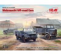 ICM DS3503-1 :3 5 Ejército Off Road Cars (Kfz1, Horch 108 Tipo 40 , L1500A)