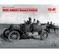 Icm Ds3510 1/35 Wwi Anzac Desert Patrol (Modelo T Lcp, Utilitario, Touring)
