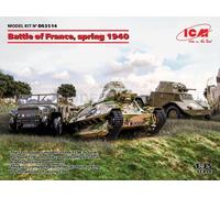 ICM DS3514 1/35 Batalla Of France, Spring 1940 (Panhard 178 AMD-35, Fcm 36 ,