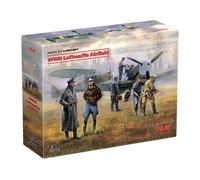 ICM DS4801 1/48 WWII Luftwaffe Airfield (Messerschmitt Bf 109F-4, Hs 126 B-1,