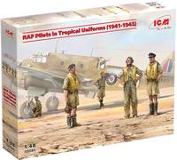 ICM Fitalldoit-Caps 1:48 - Pilotos de la RAF en uniforme tropical (1941-45)