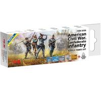 ICM ICM03034 - Juego de pintura para infancia confederada de la Guerra Civil Americana
