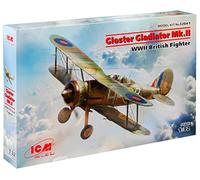 ICM 32041 - 1 :3 2-Gloster Gladiador Mk.ii , WWII British Fighter - Nuevo