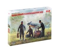 ICM ICM32109 1:32-German Luftwaffe G.P (1939-1945), Grafik, Himmelblau, M Alemana, gráfico, Color Negro, 0.5 Liters (89783)