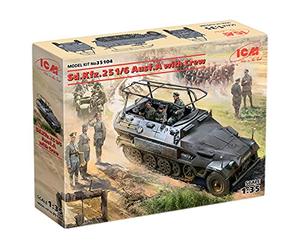 ICM ICM35104 1:35-SD.Kfz.251/6 Ausf.A con tripulación