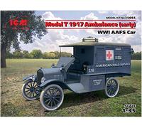 ICM 35665 Modellbausatz Coche 1:35-Modelo T 1917 Ambulance, WWI AAFS Car, Color temprano (ICM35665)