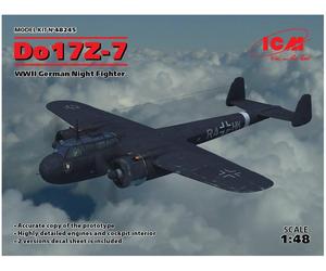 ICM ICM48245 1:48-Do 17Z-7, WWII German Night Fighter, Medium