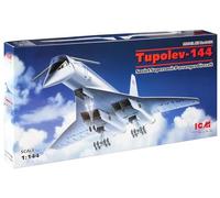 ICM 14401 - 1:144 Tupolev-144, Soviético Supersonic Pasajero Aircraft - Nuevo