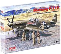 ICM 48125 - 1:48 MUSTANG P-51 B II Guerra Mundial American Fighter Con USAAF