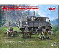 ICM - Maquette Camion Ahn "gulaschkanone" With Cooks icm 35421 1:35 Maquette C