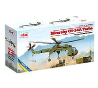 ICM - Modelo Helicóptero Sikorsky Ch-54a Tarhe Us Heavy Helicopter 53054 1/35 Modelo Panzer Promo