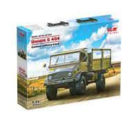 ICM Modelos - Unimog S404 Kits de modelo de camión militar - Kit de modelo de plástico en escala 1:35 - Miniatura de plástico de camión militar alemán altamente detallado - Modelo militar (35135)