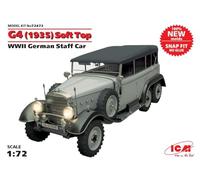 ICM Models 1/72 G4 1935 Prod WWII - Kit de Modelo de Coche con Ajuste a presión