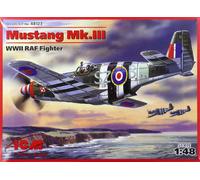 ICM Mustang MK.III, 48123-Modellino radiocomandato della Mondiale, Colore Assort