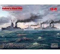 Maqueta Barco Kaiser's Steel Fist |ICM|S.021| 1:700 Maqueta Tanque Promo