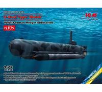 ICM 1:72 - Submarino alemán Midget de la Segunda Guerra Mundial tipo U-Boat 'Molch'