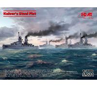 Maqueta Barco Kaiser's Steel Fist |ICM|S.021| 1:700 Maqueta Tanque Promo