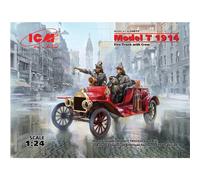 ICM24017 - ICM 1:24 - Camión de bomberos modelo T de 1914 con tripulación