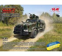 Maqueta Coche Yield 'Kozak-2' State Border Guard Estación De Of Ucrania ICM 35