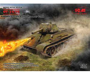(ICM35354) - ICM 1:35 - IT-34/76, WWII Soviet Flamethrower Tank