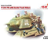 (ICM35368) - ICM 1:35 - T-34-76 with Soviet Tank Riders