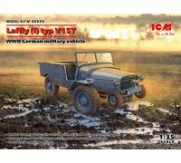 Laffly Miniatura (F) Typ V15T, WWII German Military Vehicle 1 :3 5 Plastic Model