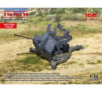 ICM 35717 - 1 :3 5 Flak 38 ,II Guerra Mundial Alemán Aa Gun (100% Nuevo Molds )