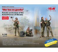 ICM 1:35 La guerra no tiene género, mujeres del ejército ucraniano