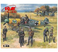 (ICM48803) - ICM 1:48 - Bf 109F-2 W/ German Pilots and G.P