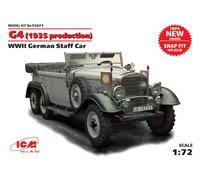 (ICM72471) - ICM 1:72 - G4 (1935), WWII German Staff Car (snap fit)