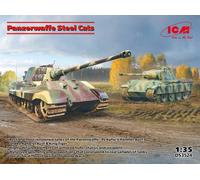 Maqueta Tanque Panzerwaffe Acero Cats ICM ds3524 1 :3 5 Promo
