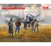 ICM DS4801 1/48 WWII Luftwaffe Airfield (Messerschmitt Bf 109F-4, Hs 126 B-1,