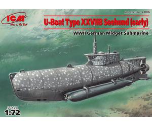(ICMS006) - ICM 1:72 - U-Boat Type XXVIIB Seehund (early)