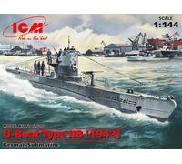 (ICMS010) - ICM 1:144 - U-Boat Type IIB (1943), German Submarine