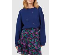 ICode Navy Sweatshirt With Flower Embroidery Talla: L | Outlet | Mujer | Azul