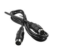ICOM - Cable de datos de radio - 1.5 para M DIN8-DIN8/DIN13-DIN8 cable de alimentación enlace para IC-703, IC-706MK2G, IC-718, IC-7200 y otros transceptores ICOM HF (DIN8-DIN8)